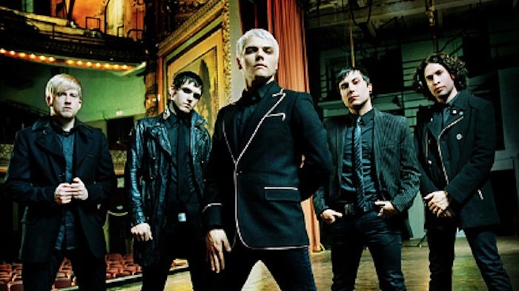 abercrombie black pleated dress My Chemical Romance Collar Dress