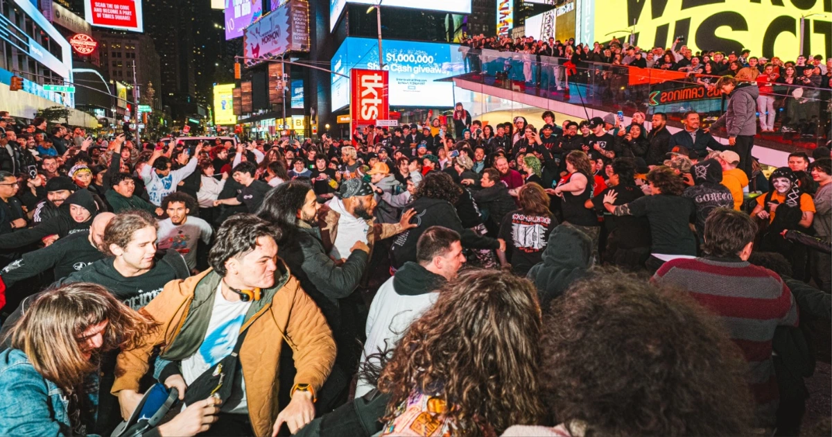 Scenes from Haywire’s explosive pop-up in Times Square