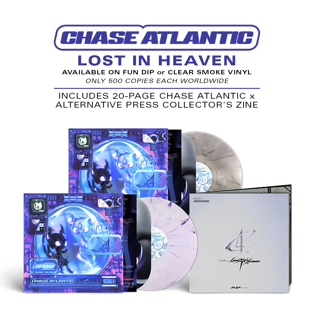 Chase Atlantic and AP team for LOST IN HEAVEN vinyl and zine